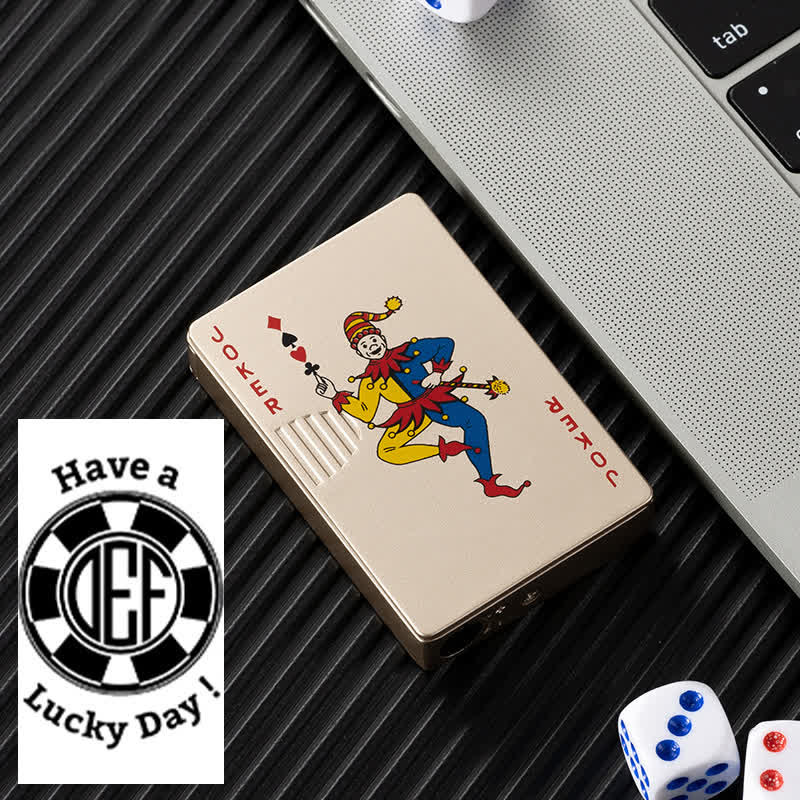 Pokerkarten Personalisierte Nachfüllbare Butan-Feuerzeug mit Individuellem Design