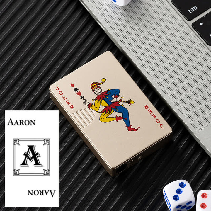 Pokerkarten Personalisierte Nachfüllbare Butan-Feuerzeug mit Individuellem Design