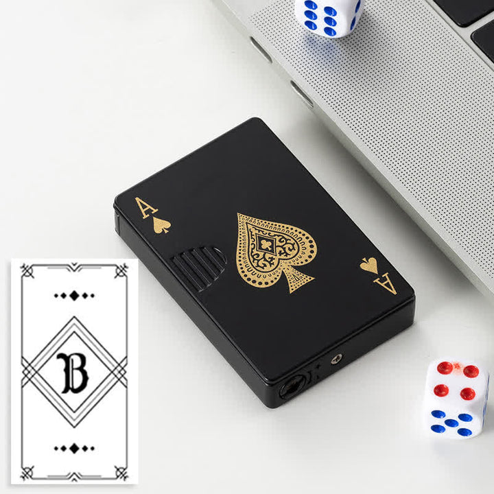 Pokerkarten Personalisierte Nachfüllbare Butan-Feuerzeug mit Individuellem Design