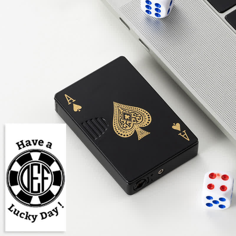 Pokerkarten Personalisierte Nachfüllbare Butan-Feuerzeug mit Individuellem Design