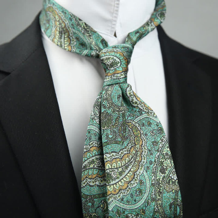 Hochzeitskrawatte für Herren mit Paisley-Blumenmuster, Exotic Romance