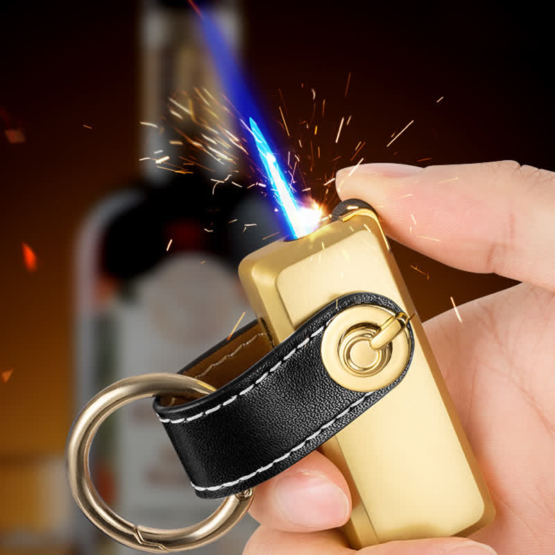 Mini-Anhänger Schlüsselanhänger Klassisches nachfüllbares Butanfeuerzeug - image 1