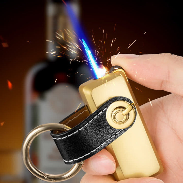 Mini-Anhänger Schlüsselanhänger Klassisches nachfüllbares Butanfeuerzeug - image 1
