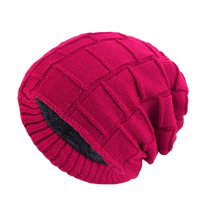 Warm gefütterter Strickhut
