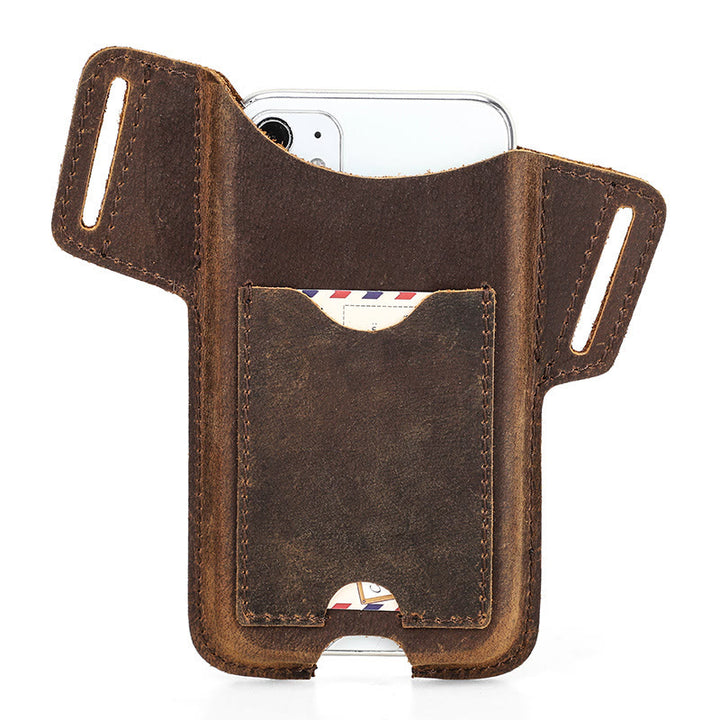 Vielseitige Handytasche aus Leder zum Umhängen am Gürtel - image 20