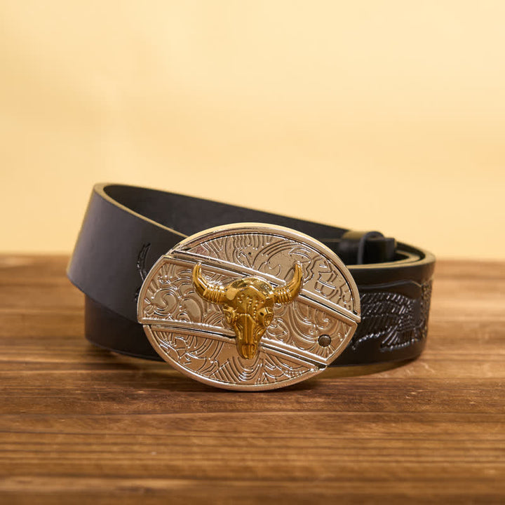 DIY-Ledergürtel für Herren mit verstecktem Klappmesser in Gold und Silber