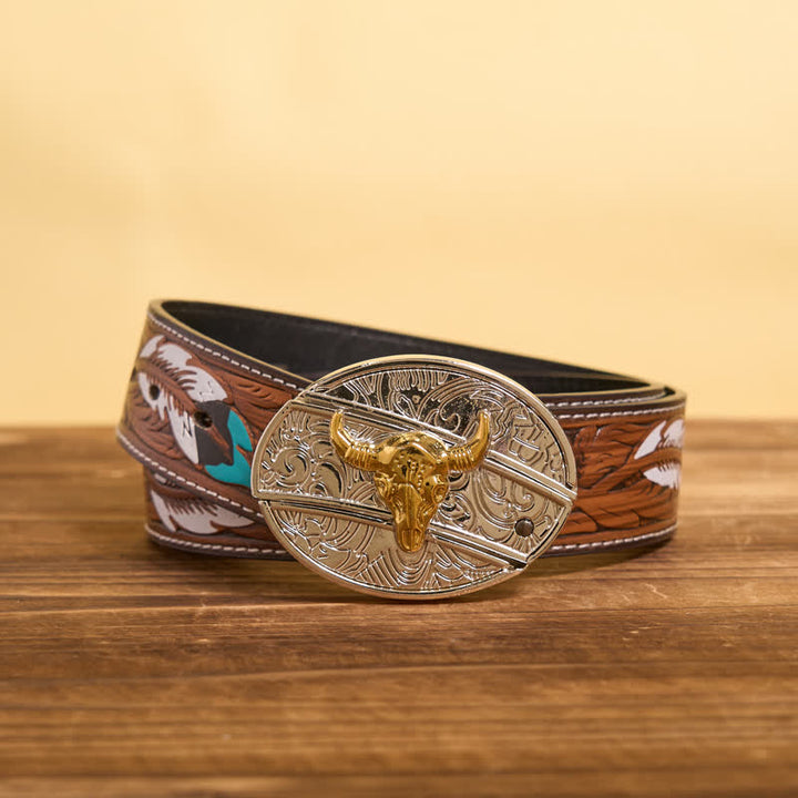 DIY-Ledergürtel für Herren mit verstecktem Klappmesser in Gold und Silber - image 2