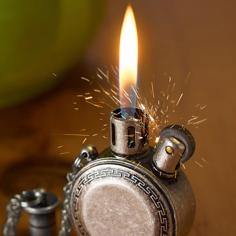 Antikes Vintage Rougn nachfüllbares Kerosinfeuerzeug