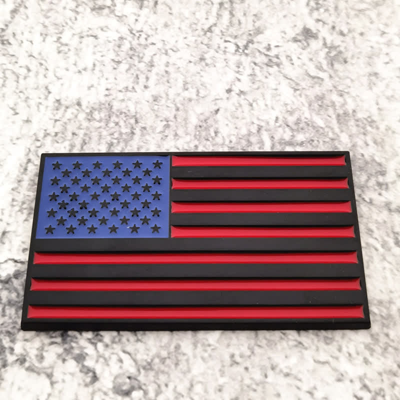 Metallaufkleber mit amerikanischer Flagge fürs Auto