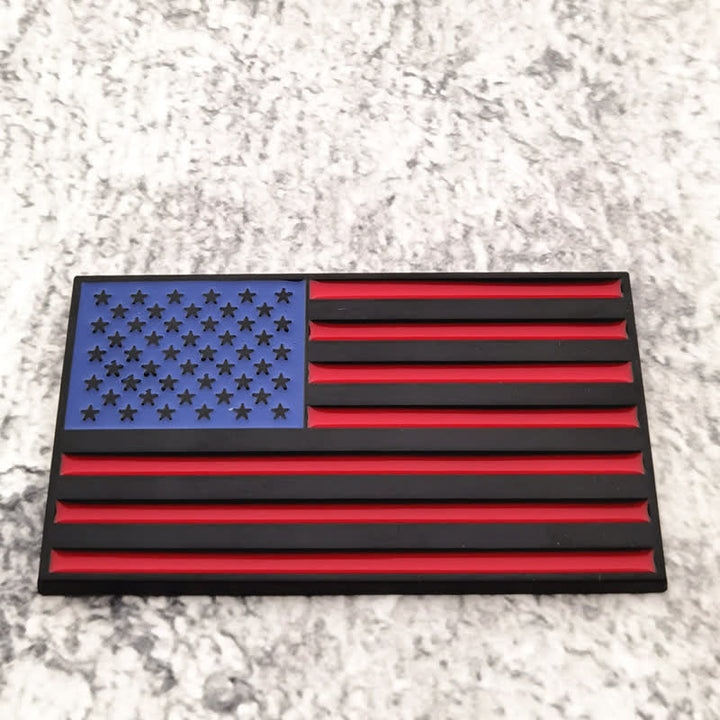 Metallaufkleber mit amerikanischer Flagge fürs Auto