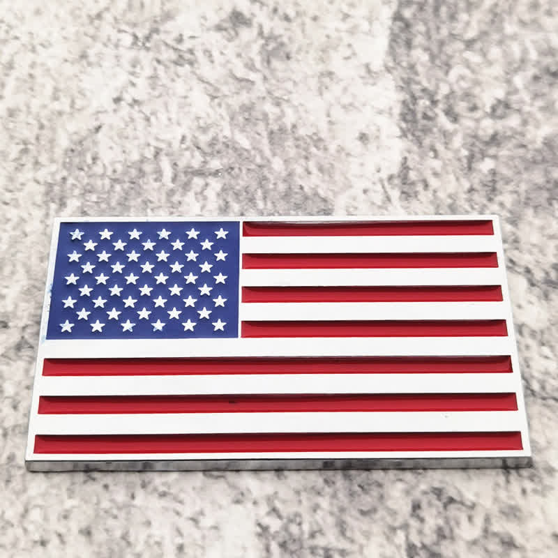 Metallaufkleber mit amerikanischer Flagge fürs Auto