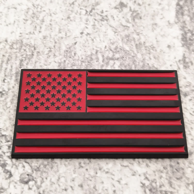 Metallaufkleber mit amerikanischer Flagge fürs Auto