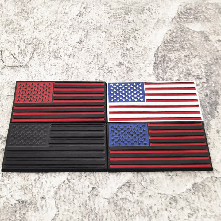 Metallaufkleber mit amerikanischer Flagge fürs Auto