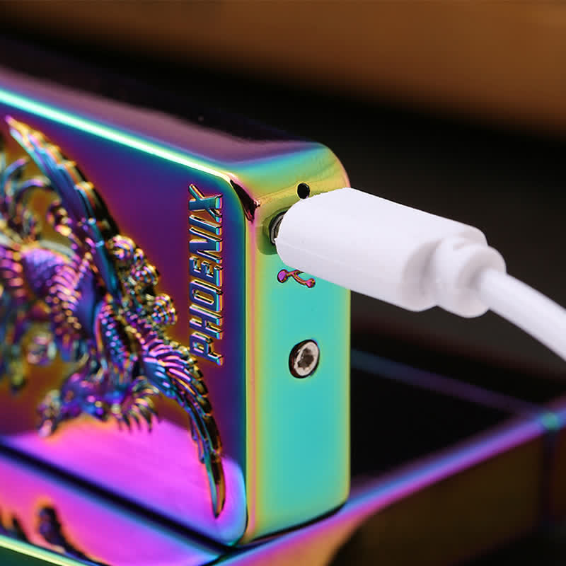 Dragon Double Arc Flammenloses, über USB wiederaufladbares elektronisches Feuerzeug