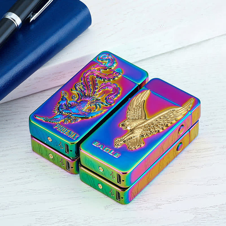 Dragon Double Arc Flammenloses, über USB wiederaufladbares elektronisches Feuerzeug