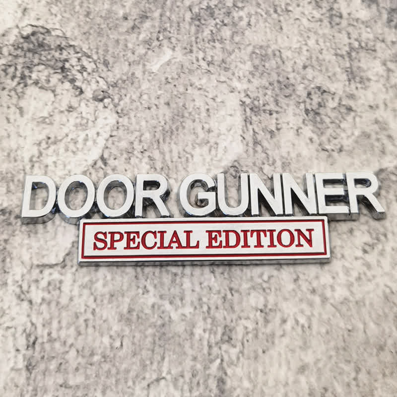 DOOR GUNNER SPECIAL EDITION Metallaufkleber Autoabzeichen
