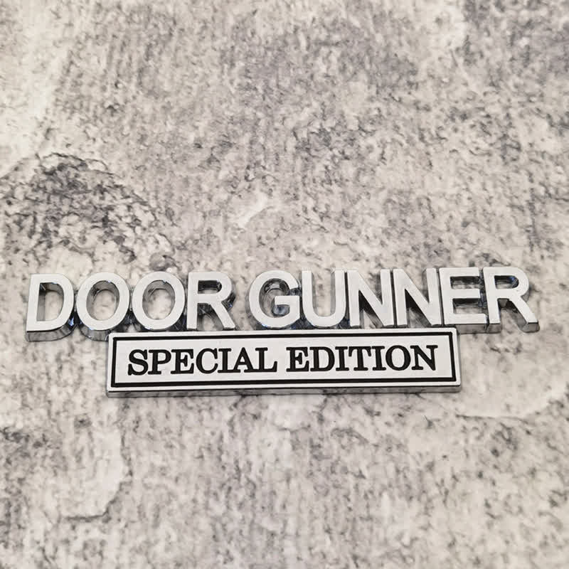 DOOR GUNNER SPECIAL EDITION Metallaufkleber Autoabzeichen