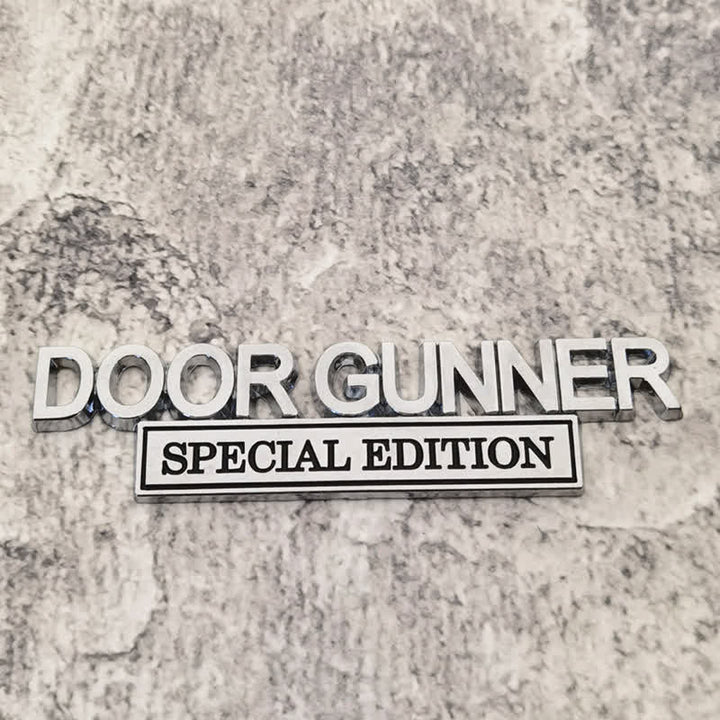 DOOR GUNNER SPECIAL EDITION Metallaufkleber Autoabzeichen