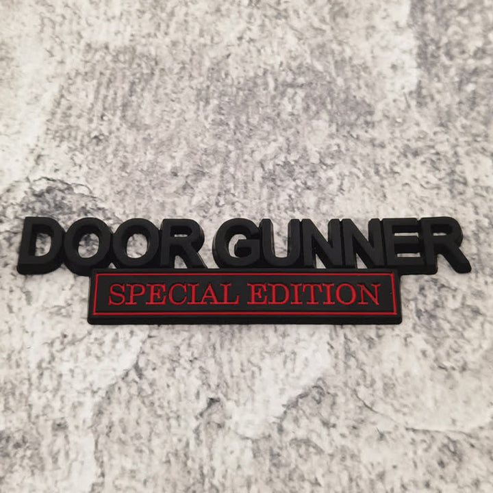 DOOR GUNNER SPECIAL EDITION Metallaufkleber Autoabzeichen