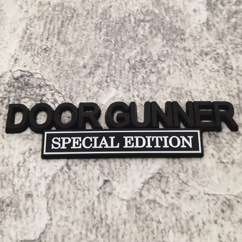 DOOR GUNNER SPECIAL EDITION Metallaufkleber Autoabzeichen