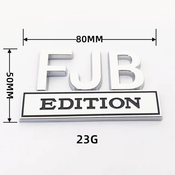 FJB EDITION Metallaufkleber Autoabzeichen
