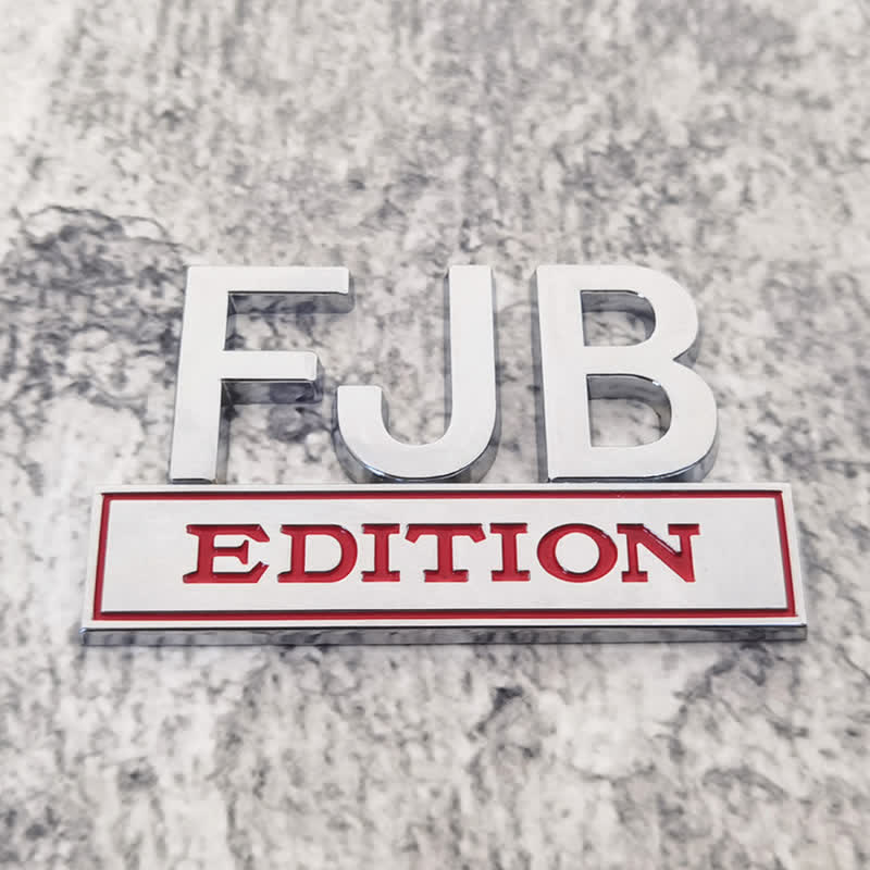 FJB EDITION Metallaufkleber Autoabzeichen