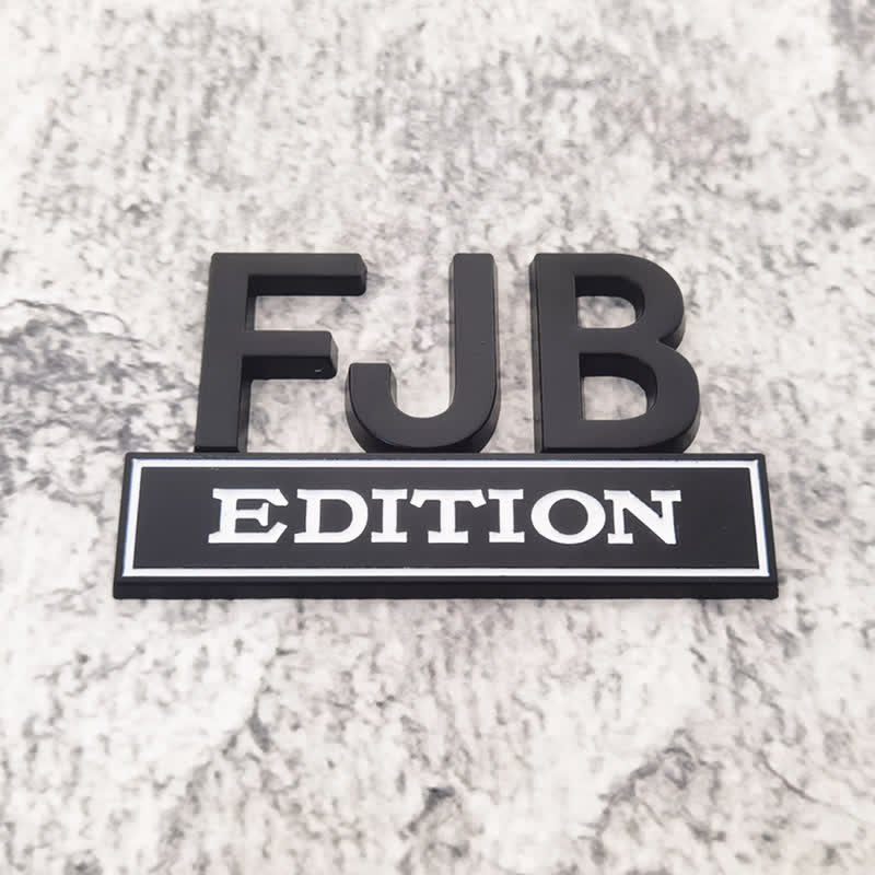 FJB EDITION Metallaufkleber Autoabzeichen