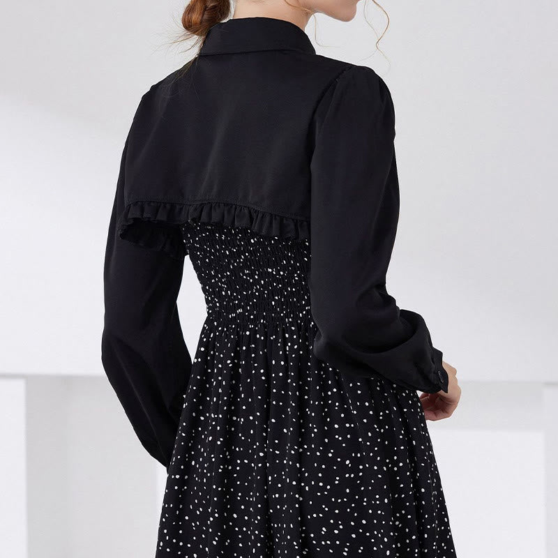 Kurzes Capelet für Sonnenschutz Abnehmbare Halbhemdbluse