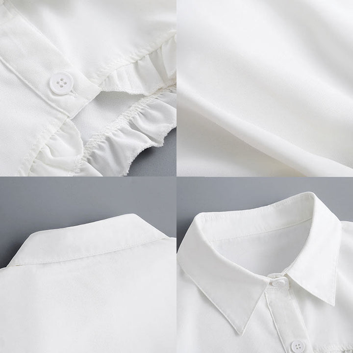 Kurzes Capelet für Sonnenschutz Abnehmbare Halbhemdbluse