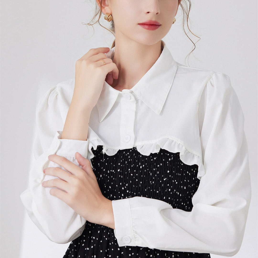 Kurzes Capelet für Sonnenschutz Abnehmbare Halbhemdbluse