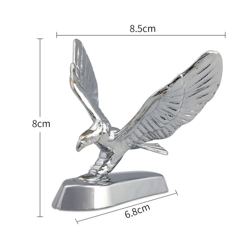 Motorrad 3D Adler Haube Metall Aufkleber Auto Abzeichen