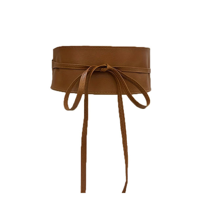 Breiter Taillengürtel für Damen, Korsettgürtel aus Leder