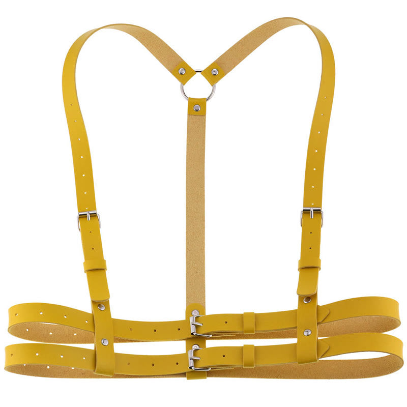 Punk Strap Korsett Gürtel Damen Leder Kettengürtel