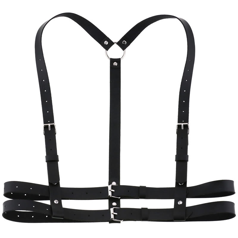 Punk Strap Korsett Gürtel Damen Leder Kettengürtel
