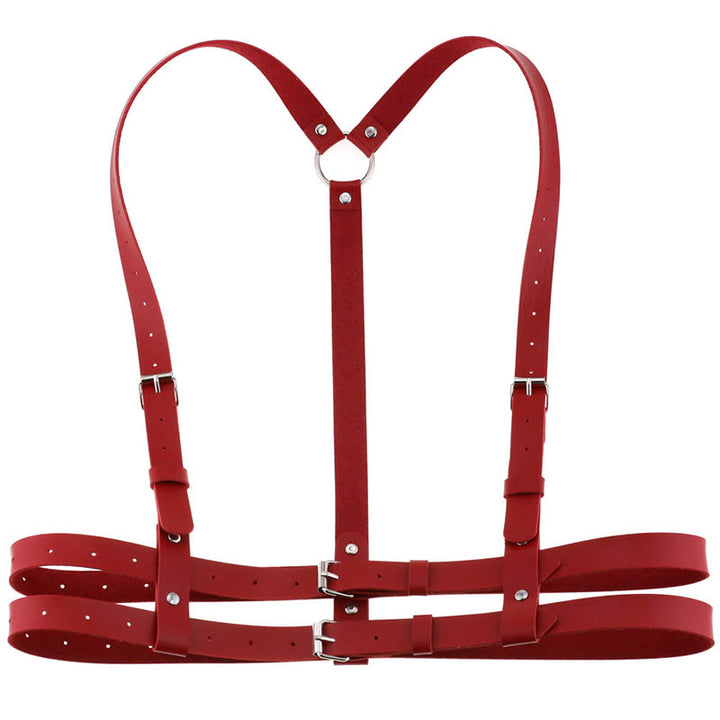 Punk Strap Korsett Gürtel Damen Leder Kettengürtel