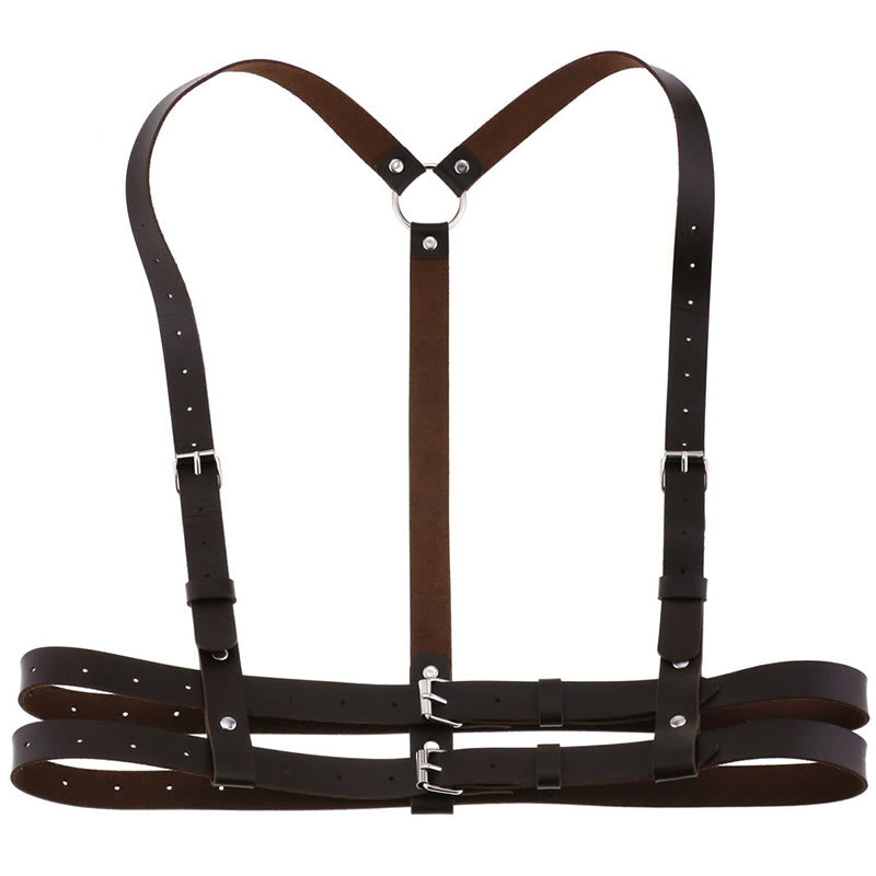 Punk Strap Korsett Gürtel Damen Leder Kettengürtel