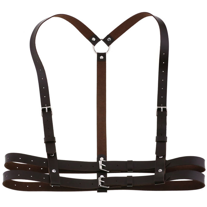 Punk Strap Korsett Gürtel Damen Leder Kettengürtel