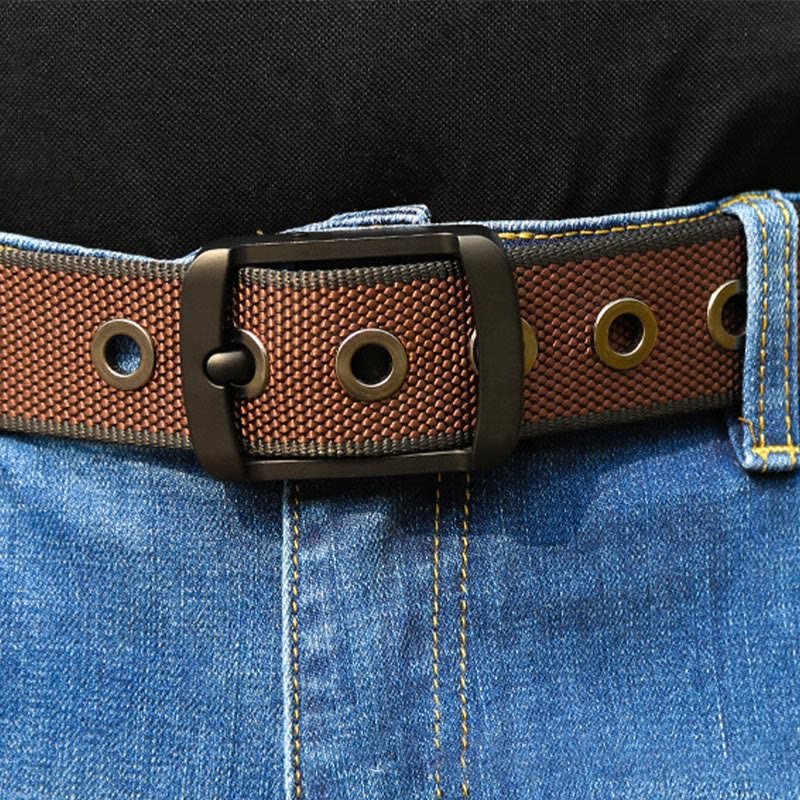 Sportgürtel für Herren mit beidseitig verwendbarer drehbarer Schnalle