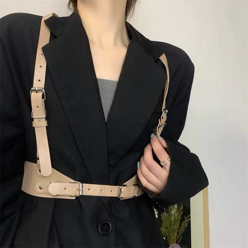 Steampunk Leder Taillenbund Verstellbarer Riemen Korsettgürtel