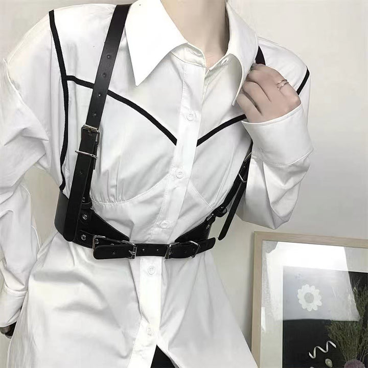 Steampunk Leder Taillenbund Verstellbarer Riemen Korsettgürtel