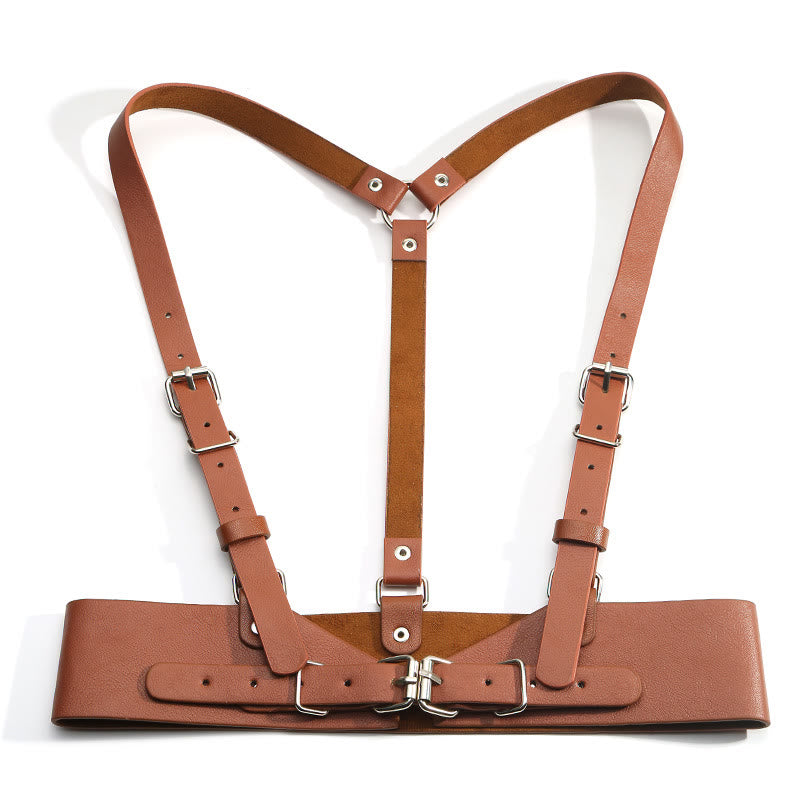 Steampunk Leder Taillenbund Verstellbarer Riemen Korsettgürtel