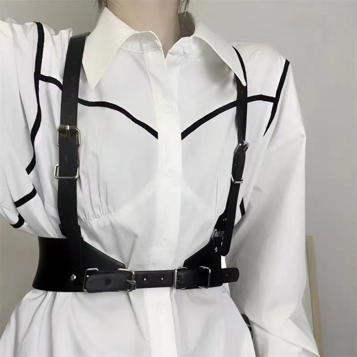 Steampunk Leder Taillenbund Verstellbarer Riemen Korsettgürtel