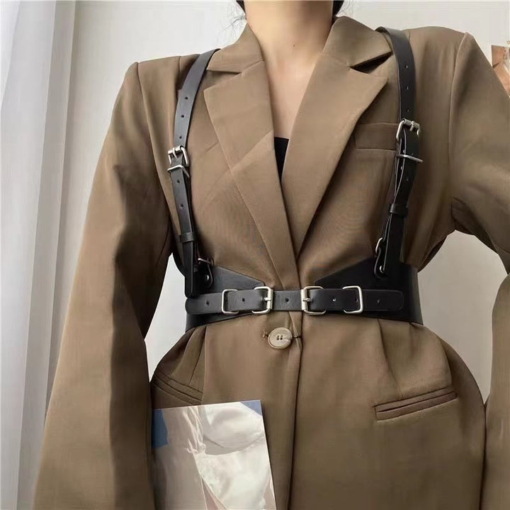 Steampunk Leder Taillenbund Verstellbarer Riemen Korsettgürtel