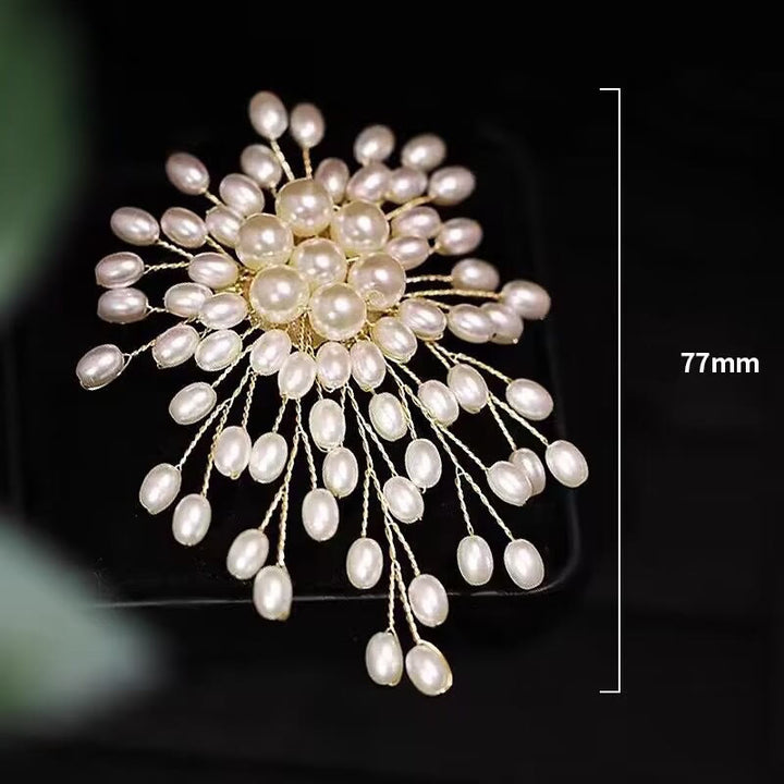 Elegante Imitationsperlenbrosche für Frauen Hochzeitsaccessoires