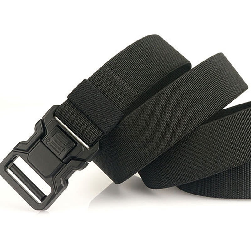 Taktischer Gürtel für Herren, elastischer Nylongürtel mit Schnellverschluss