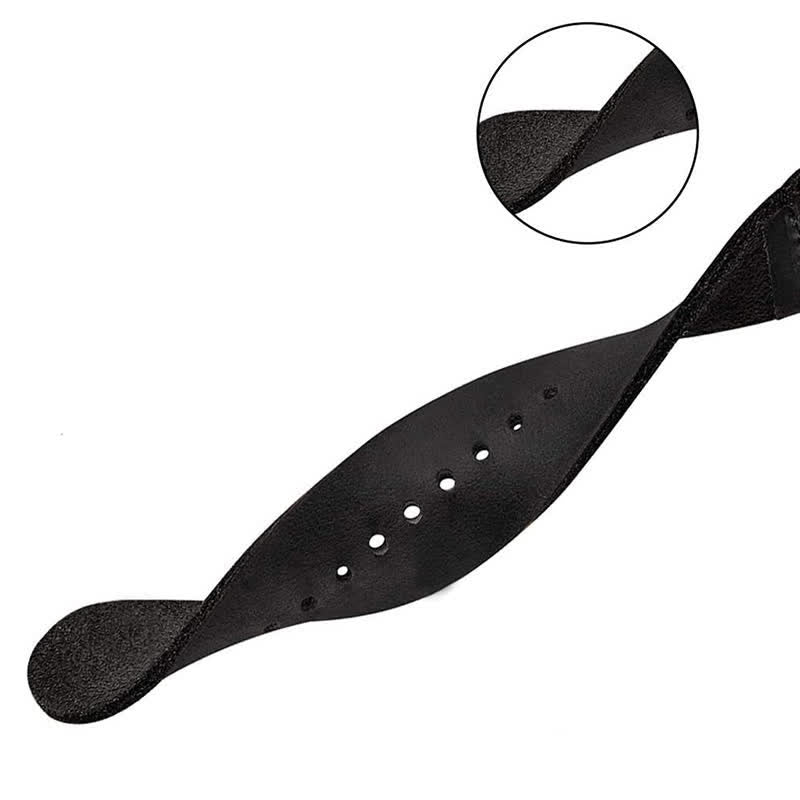 Einzigartiges Uhrenarmband aus echtem Leder mit drei Ringen