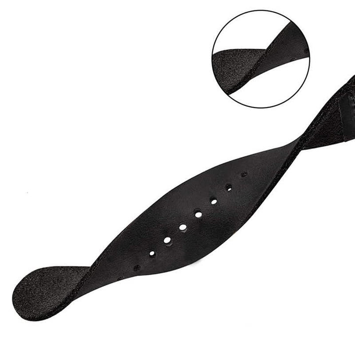 Einzigartiges Uhrenarmband aus echtem Leder mit drei Ringen