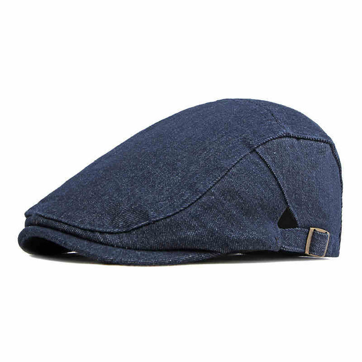 Klassische verstellbare Golf-Baskenmütze aus Denim