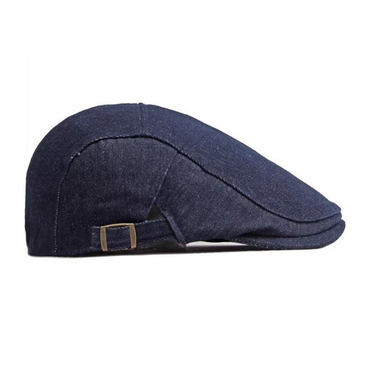 Klassische verstellbare Golf-Baskenmütze aus Denim