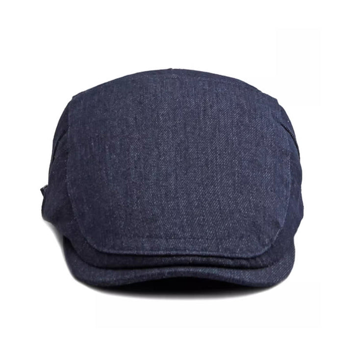Klassische verstellbare Golf-Baskenmütze aus Denim